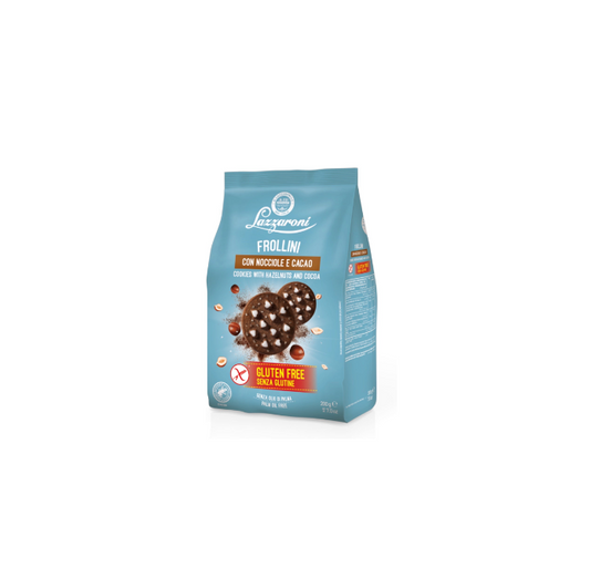 Lazzaroni Frollini Gluten-Free Hazelnut Chocolate Cookies 200g