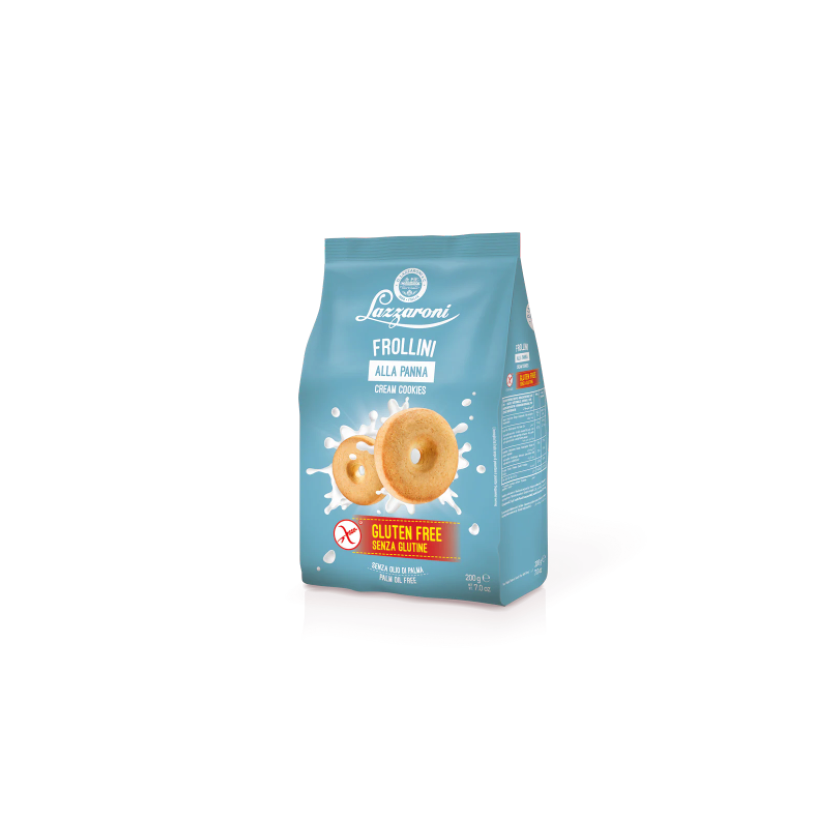 Lazzaroni Frollini alla Panna Gluten-Free Cookies 200g