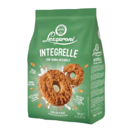 Lazzaroni Integrelle Whole Wheat Cookies 700g