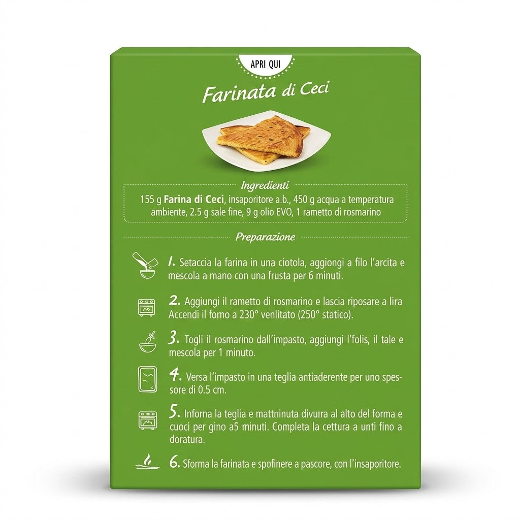 Le Farine Magiche Chickpea Flour Mix 320g – Gluten Free