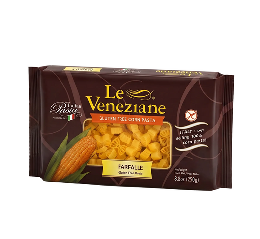 Le Veneziane Gluten-Free Farfalle 250g – Authentic Italian Pasta