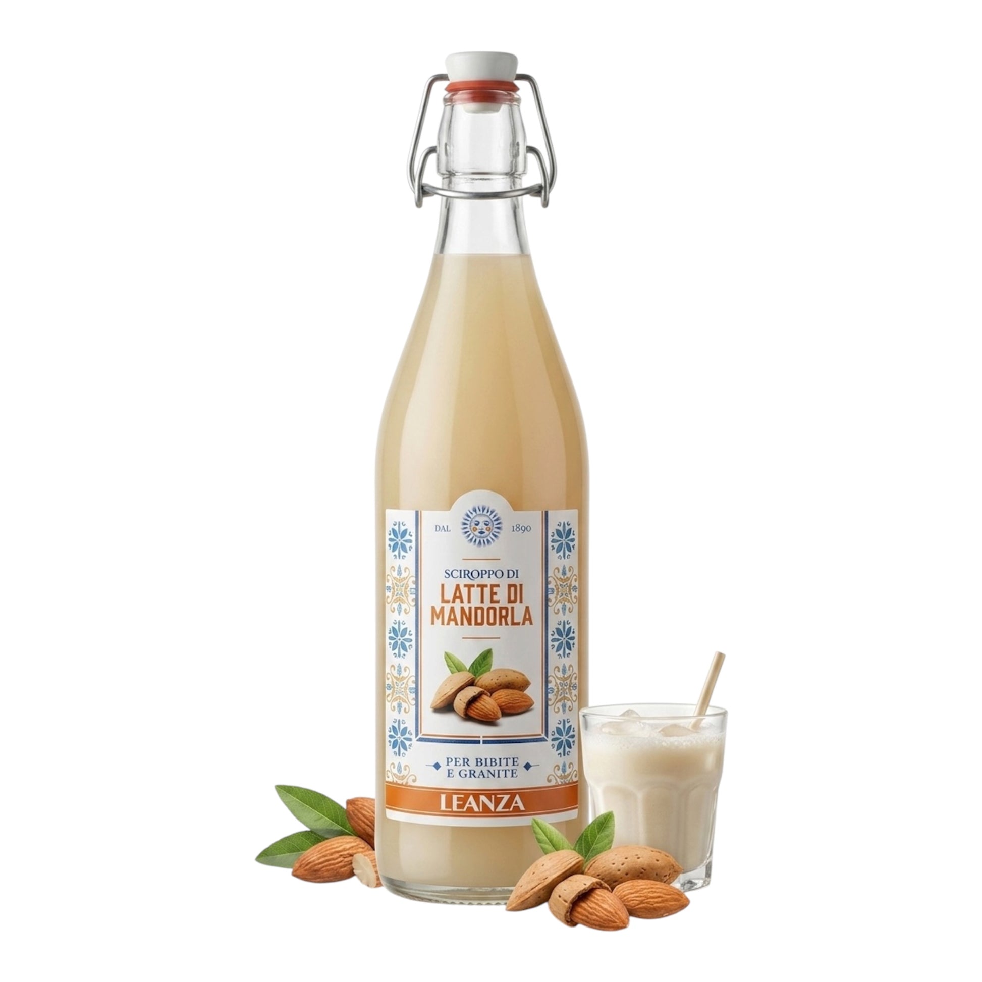 Leanza Almond Milk Syrup Italian Almond Drink 1000ml