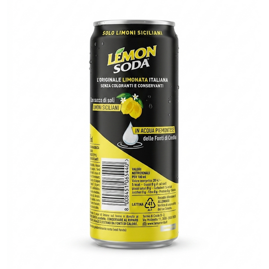Lemonsoda Zero Sugar-free Soda 330ml By Fonti di Crodo