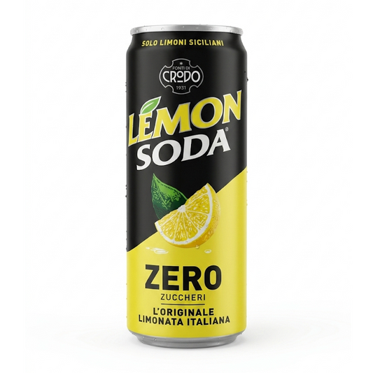Lemonsoda Zero Sugar-free Soda 330ml By Fonti di Crodo