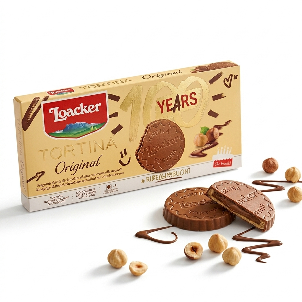 Loacker Tortina Original Cookies 21g 3packs