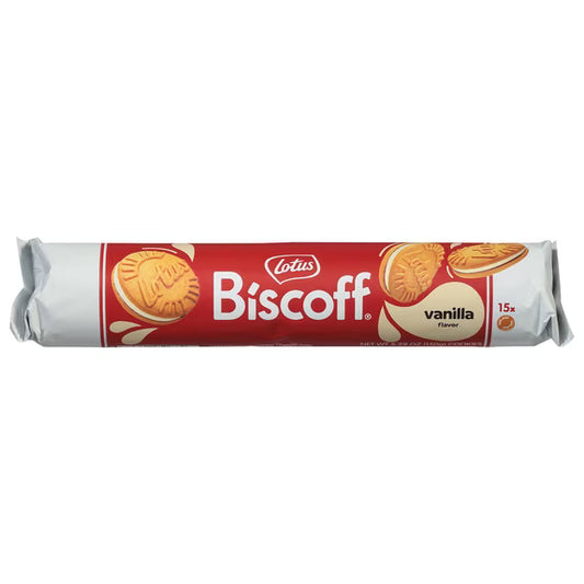 Lotus Biscoff Vanilla Cream Sandwich Cookies 150g