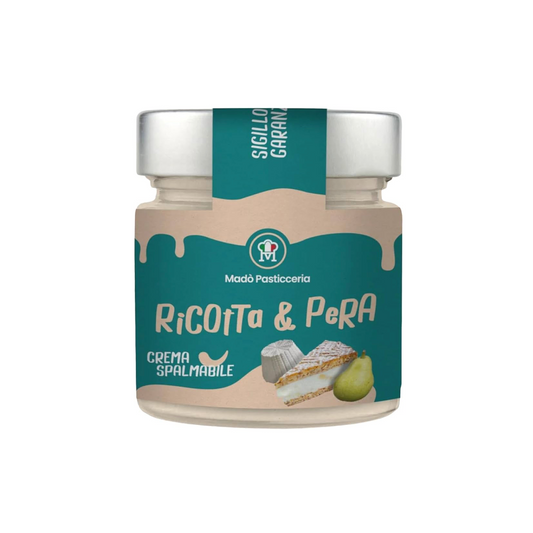 Madó Pasticceria Ricotta and Pear Spreadable Cream 200g