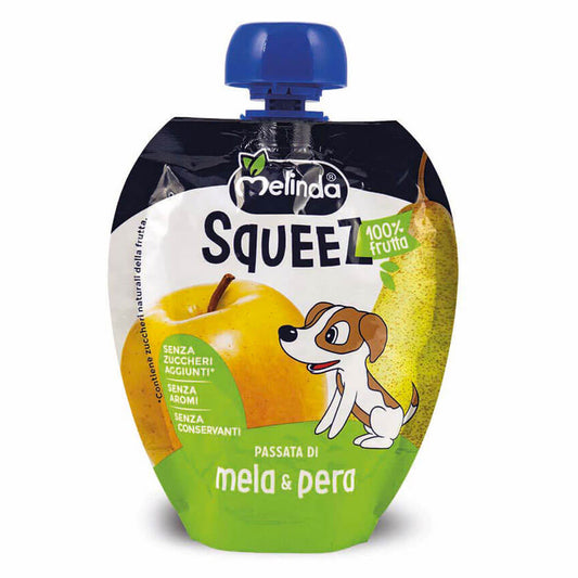 Melinda Squeeze Apple and Pear Pure Fruit Pouch 90g