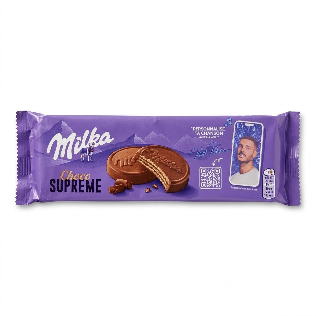 Milka Choco Supreme Alpine Milk Chocolate Wafers 180g