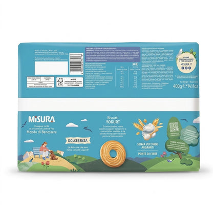 Misura Dolcesenza Yogurt Biscuits 400g