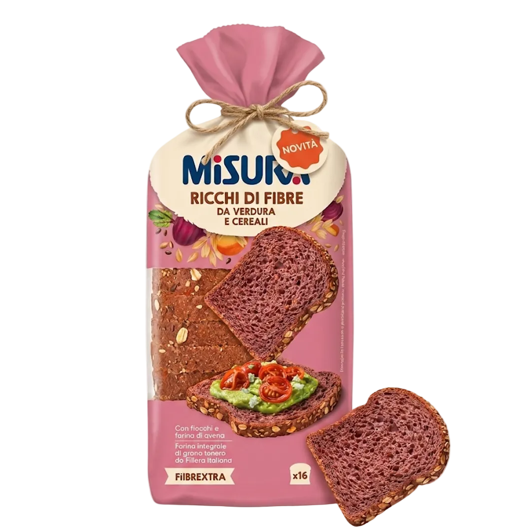 Misura PanAvena – Beetroot, Sesame & Carrot Oat Bread 400g