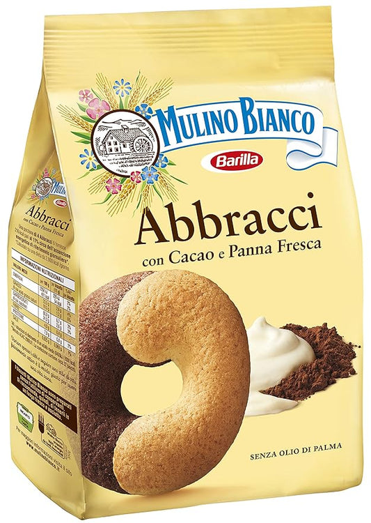 Mulino Bianco Abbracci Milk & Chocolate Cookies 700g