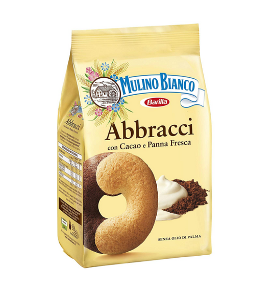 Mulino Bianco Abbracci Milk & Chocolate Cookies 350g