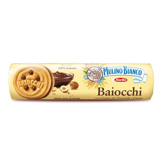 Mulino Bianco Baiocchi Hazelnut & Cocoa Cream Cookies 168g