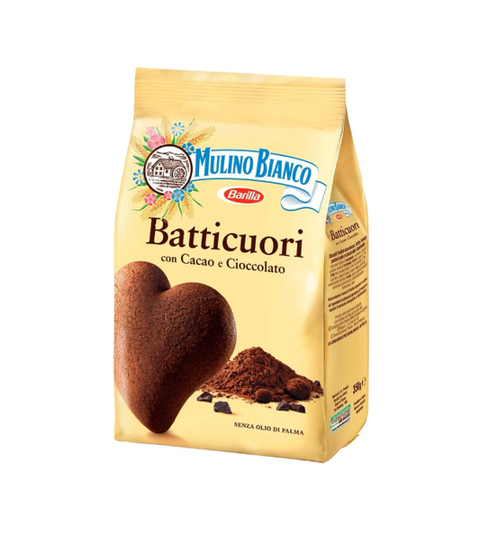 Mulino Bianco Batticuori Chocolate Shortbread Cookies 350g