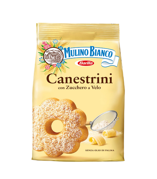 Mulino Bianco Canestrini Biscuits with Icing Sugar 7.05 Oz|200g