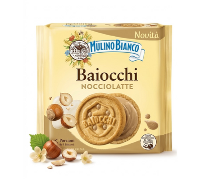 Mulino Bianco Hazelnuts Cream Filled Cookies 168g