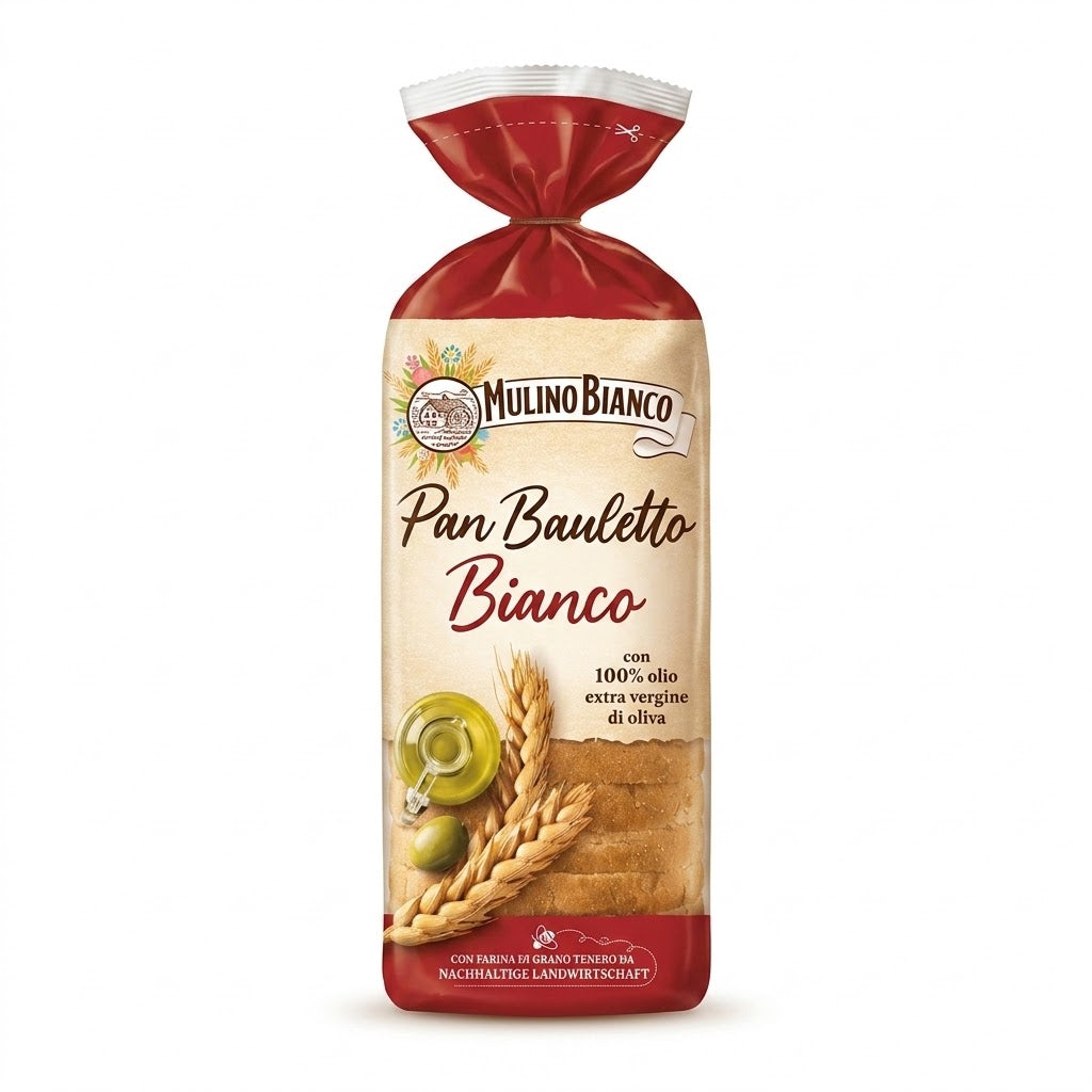 Mulino Bianco Pan Bauletto Bianco 400g – White Bread