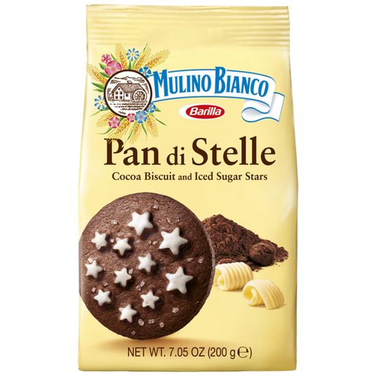Mulino Bianco Pan di Stelle Cocoa Hazelnut Star Cookies 200g