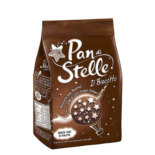 Mulino Bianco Pan di Stelle Cocoa Hazelnut Star Cookies 350g