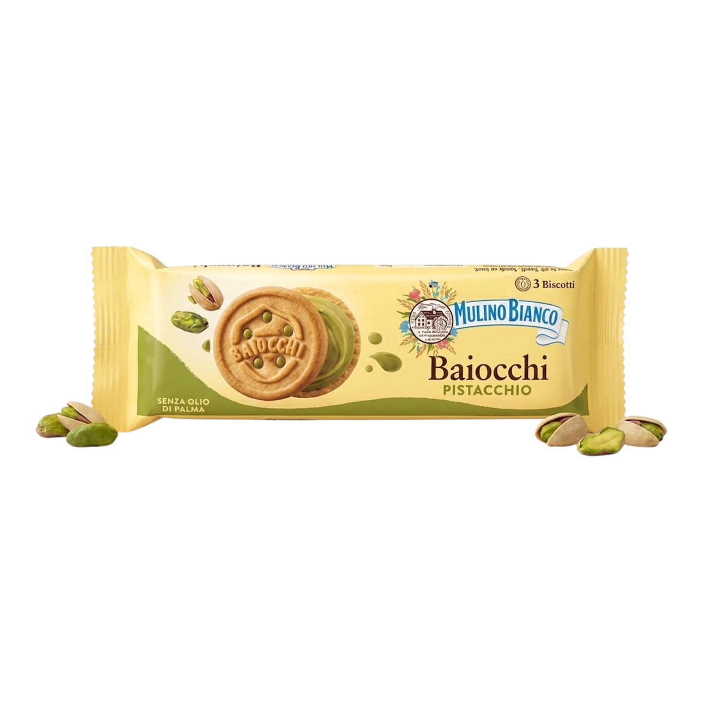 Mulino Bianco Pistachio Cream Filled Cookies 28g