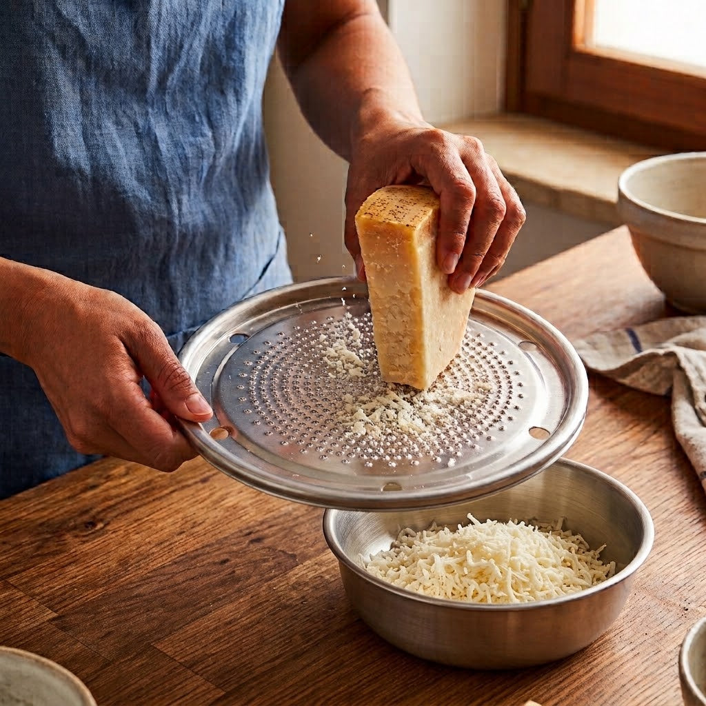 Neapolitan Cheese Grater with Container – Kitchen Tool