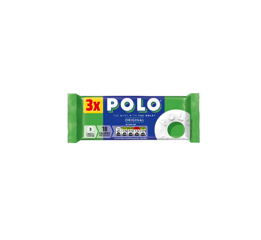 Nestle Polo Original Mint Pack of 3x34g (100g) 