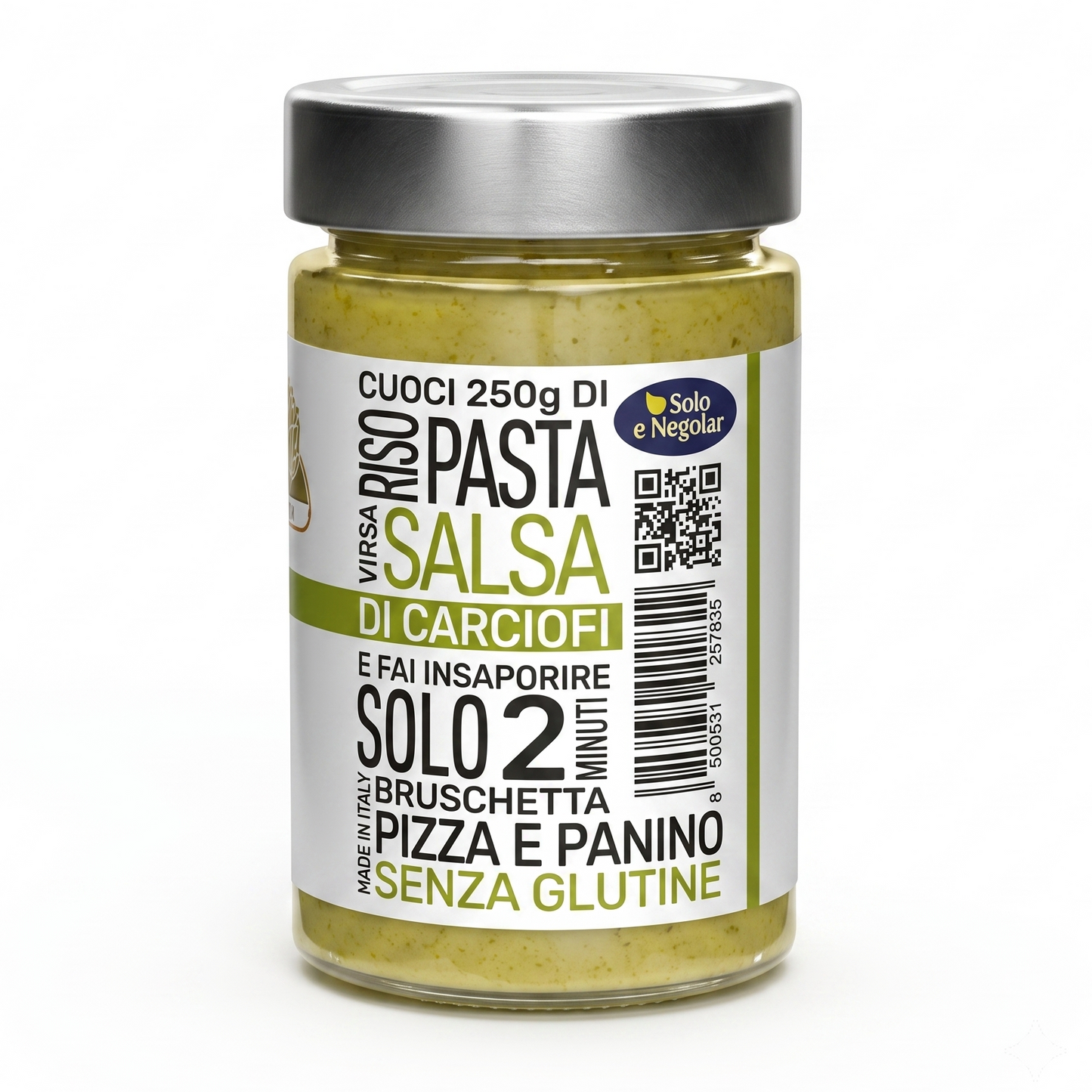 'O Sole e Napule Artichoke Sauce Creamy Italian Pesto 190g