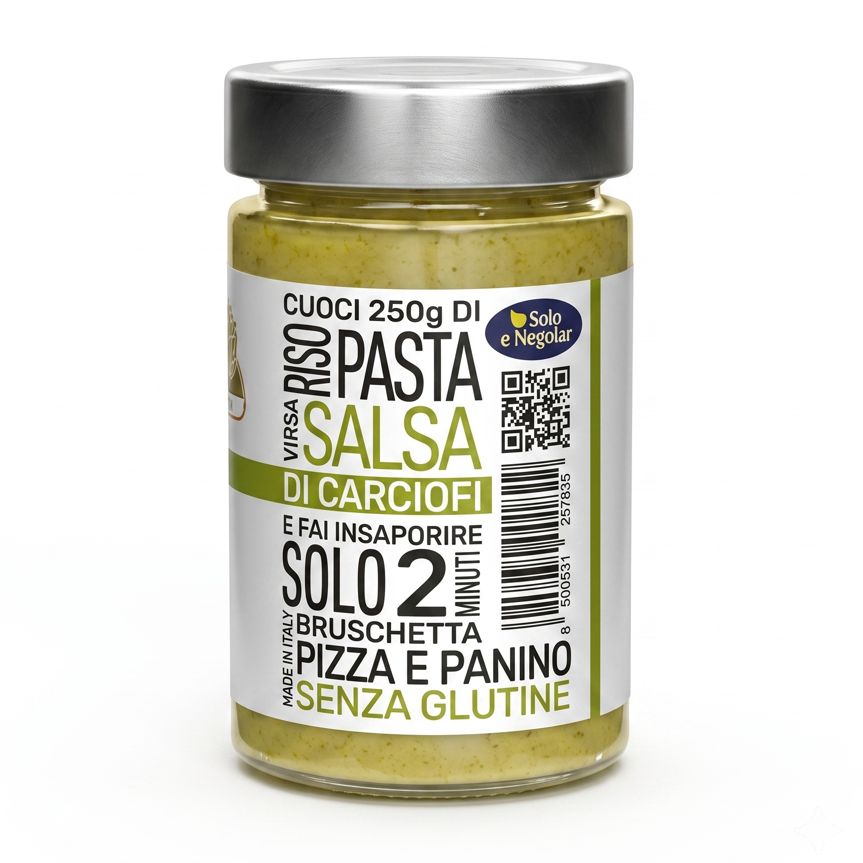 'O Sole e Napule Artichoke Sauce Creamy Italian Pesto 190g