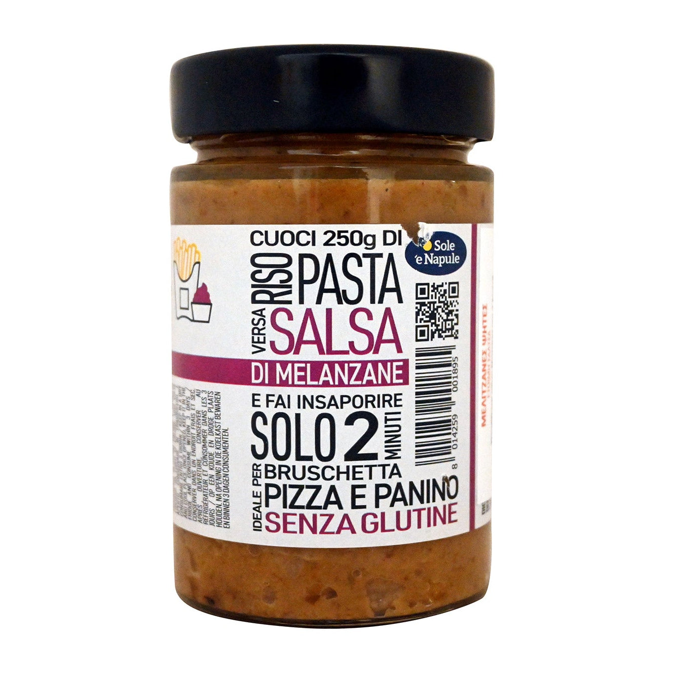'O Sole e Napule Eggplant Italian Pasta Sauce 190g