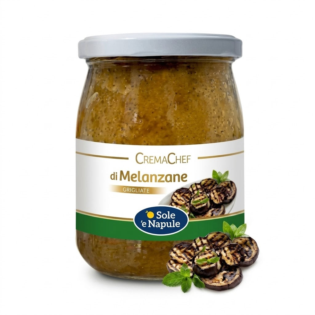O Sole e Napule Grilled Eggplant Cream 540g
