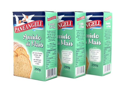 Paneangeli Amido di Mais Corn Starch 250g 3-Pack