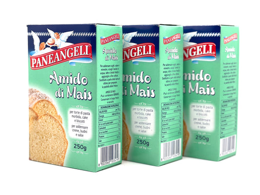 Paneangeli Amido di Mais Corn Starch 250g 3-Pack