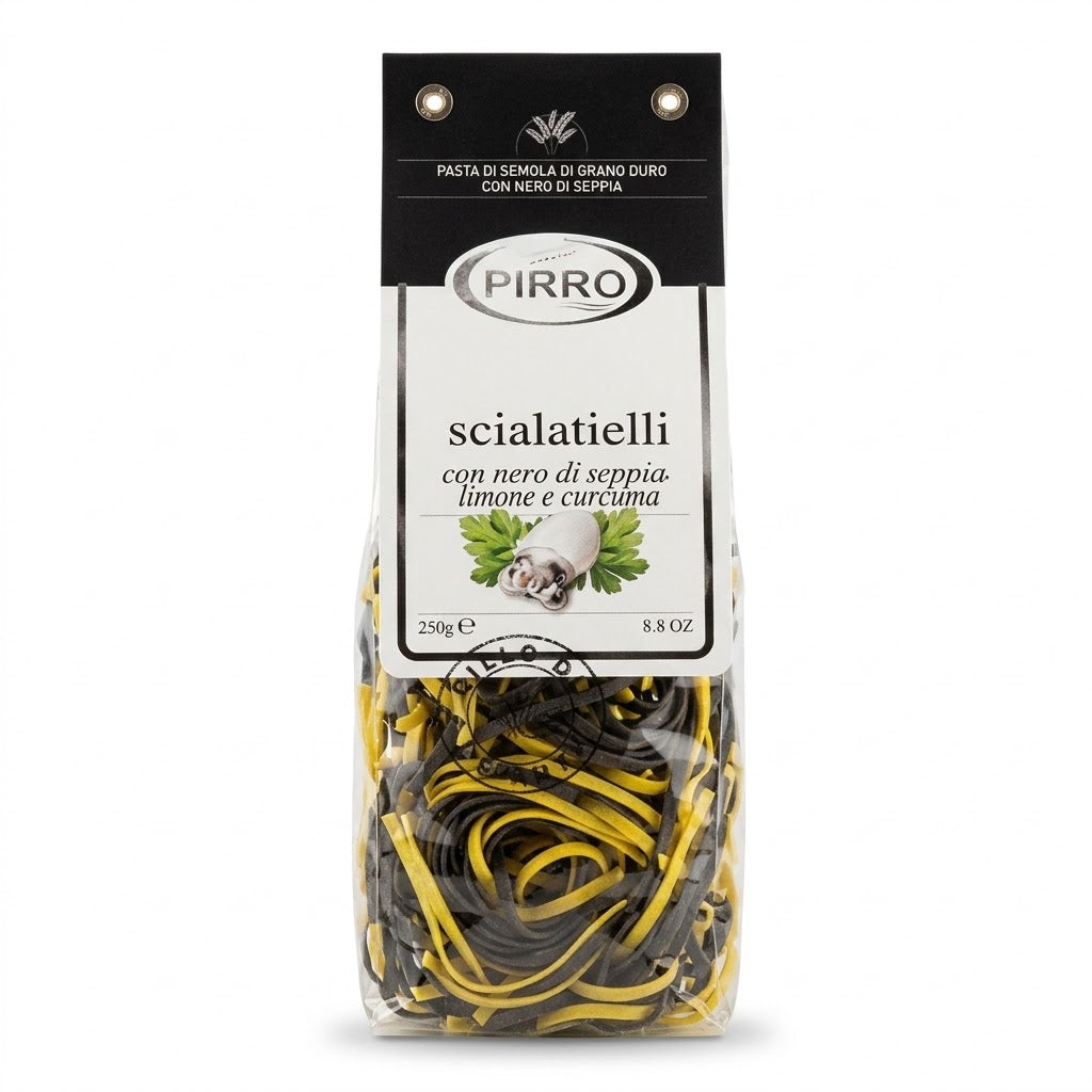 Pasta Pirro Squid Ink Lemon Scialatielli Pasta 250g (8.8oz)