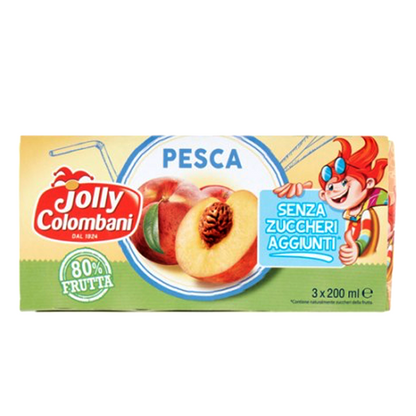Peach Juice By Jolly Colombani 3x200ml