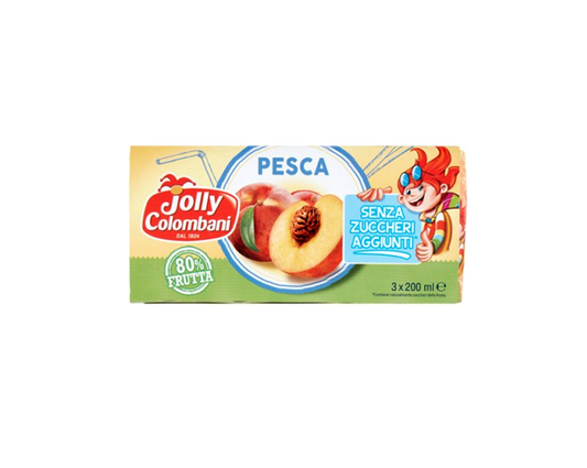 Peach Juice By Jolly Colombani 3x200ml