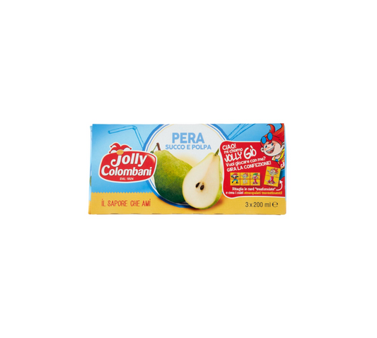 Pear Juice By Jolly Colombani 3x200ml