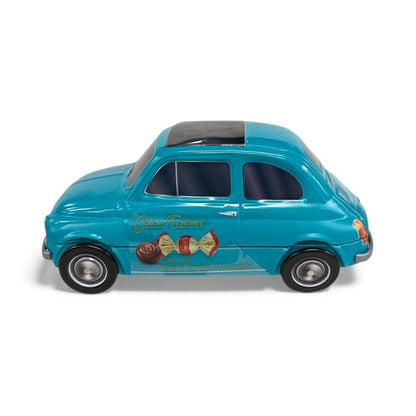 Vanoir FIAT 500 Gran Turismo with Chocolates in a Metal Car Toy 205g BLUE