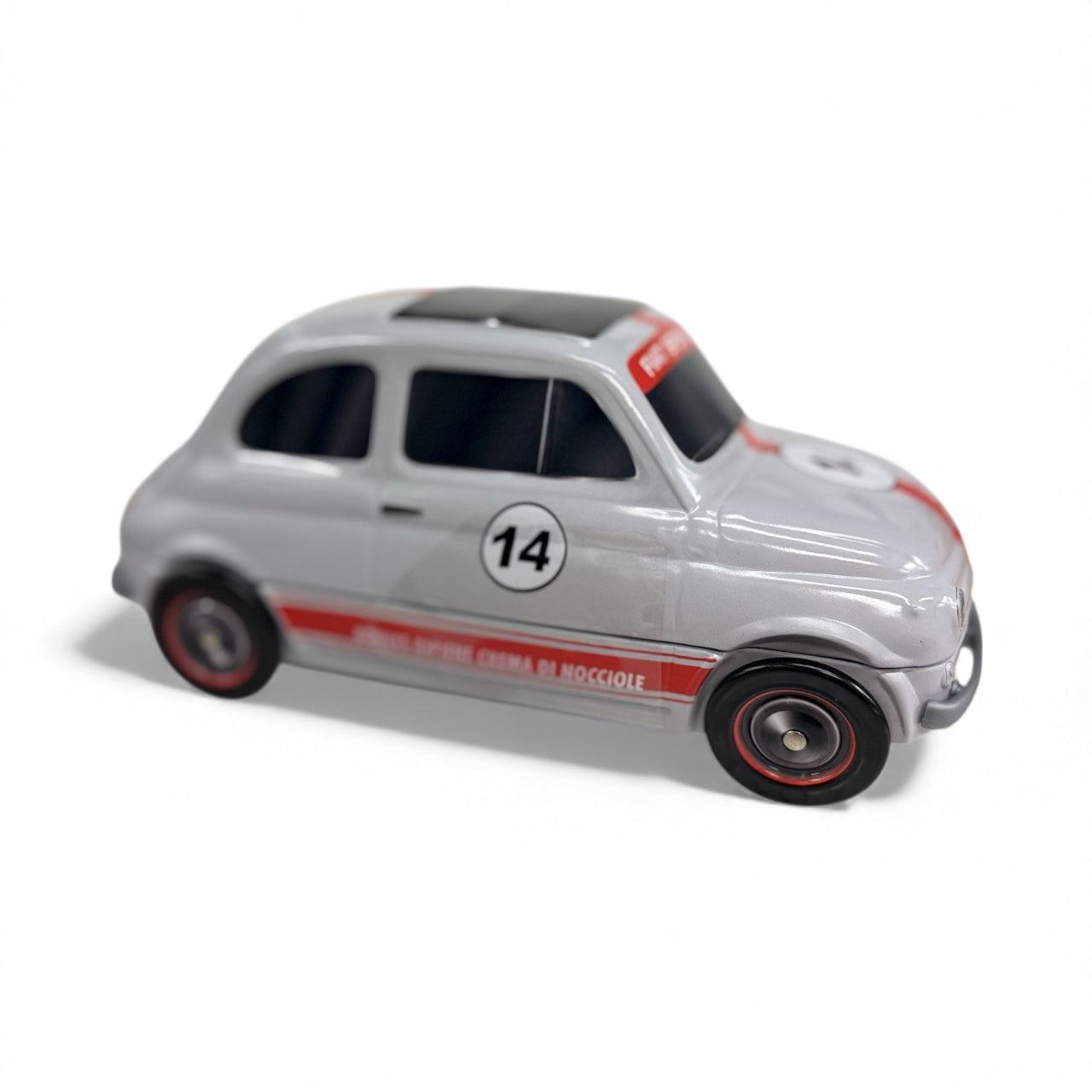 Vanoir FIAT 500 Gran Turismo with Chocolates in a Metal Car Toy 205g SILVER