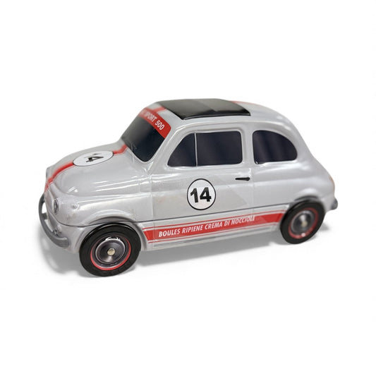 Vanoir FIAT 500 Gran Turismo with Chocolates in a Metal Car Toy 205g SILVER