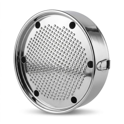 Pinti 18/10 Stainless Steel Rotary Cheese Grater – Italian Imported