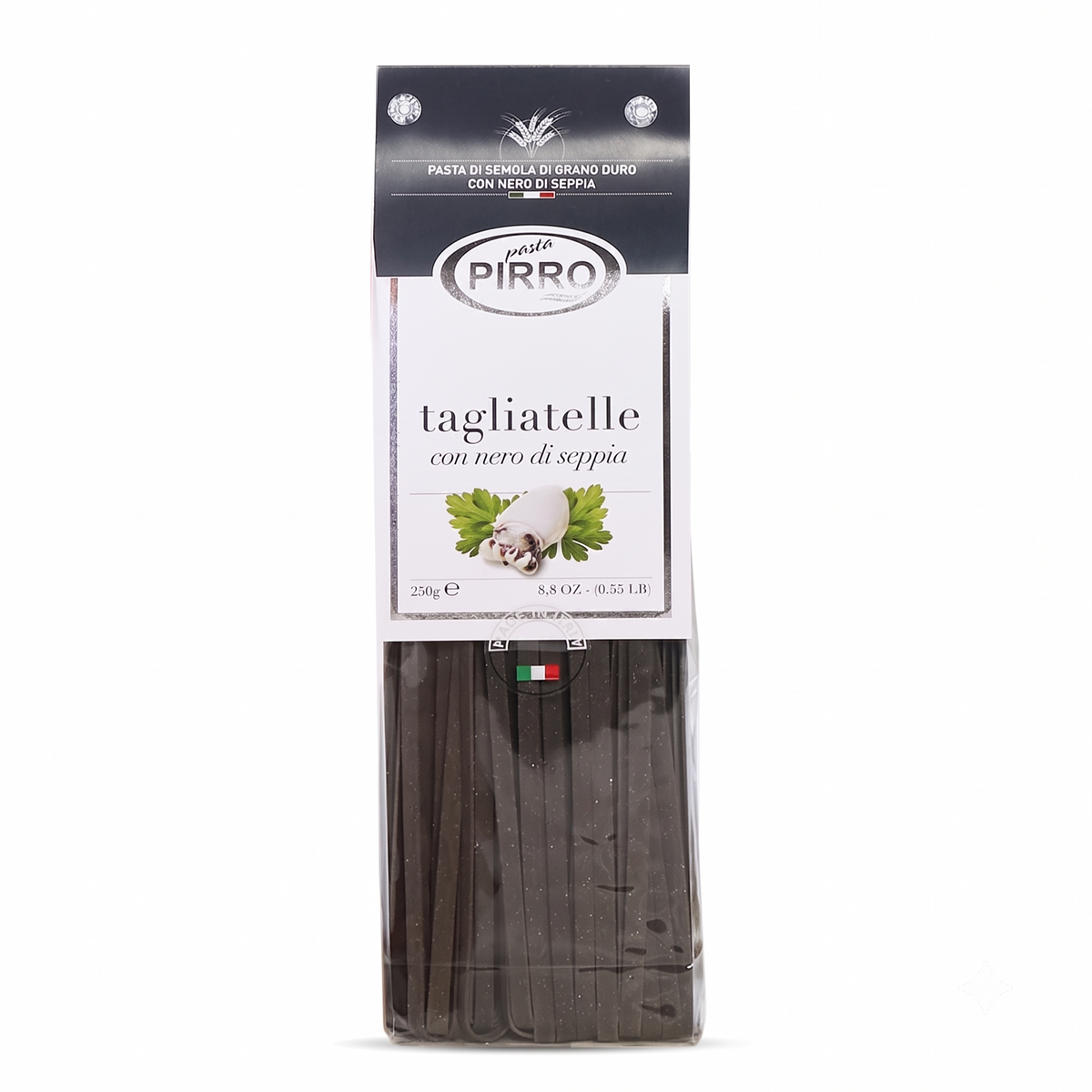 Pirro Black Squid Ink Tagliatelle Italian Pasta 250g 