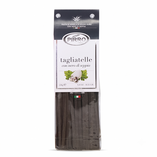 Pirro Black Squid Ink Tagliatelle Italian Pasta 250g 