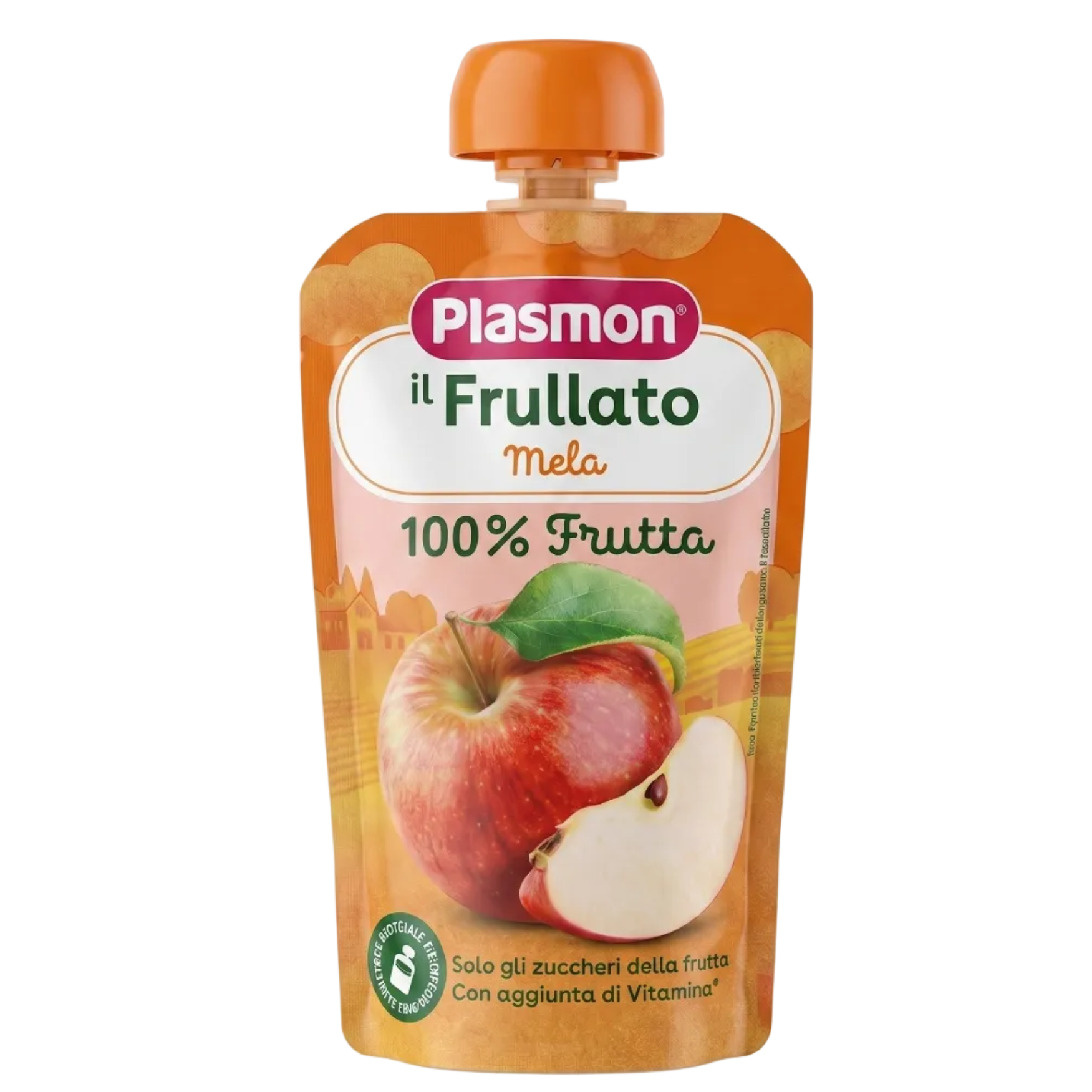 Plasmon Apple Squeezable Fruit Pouch 100g