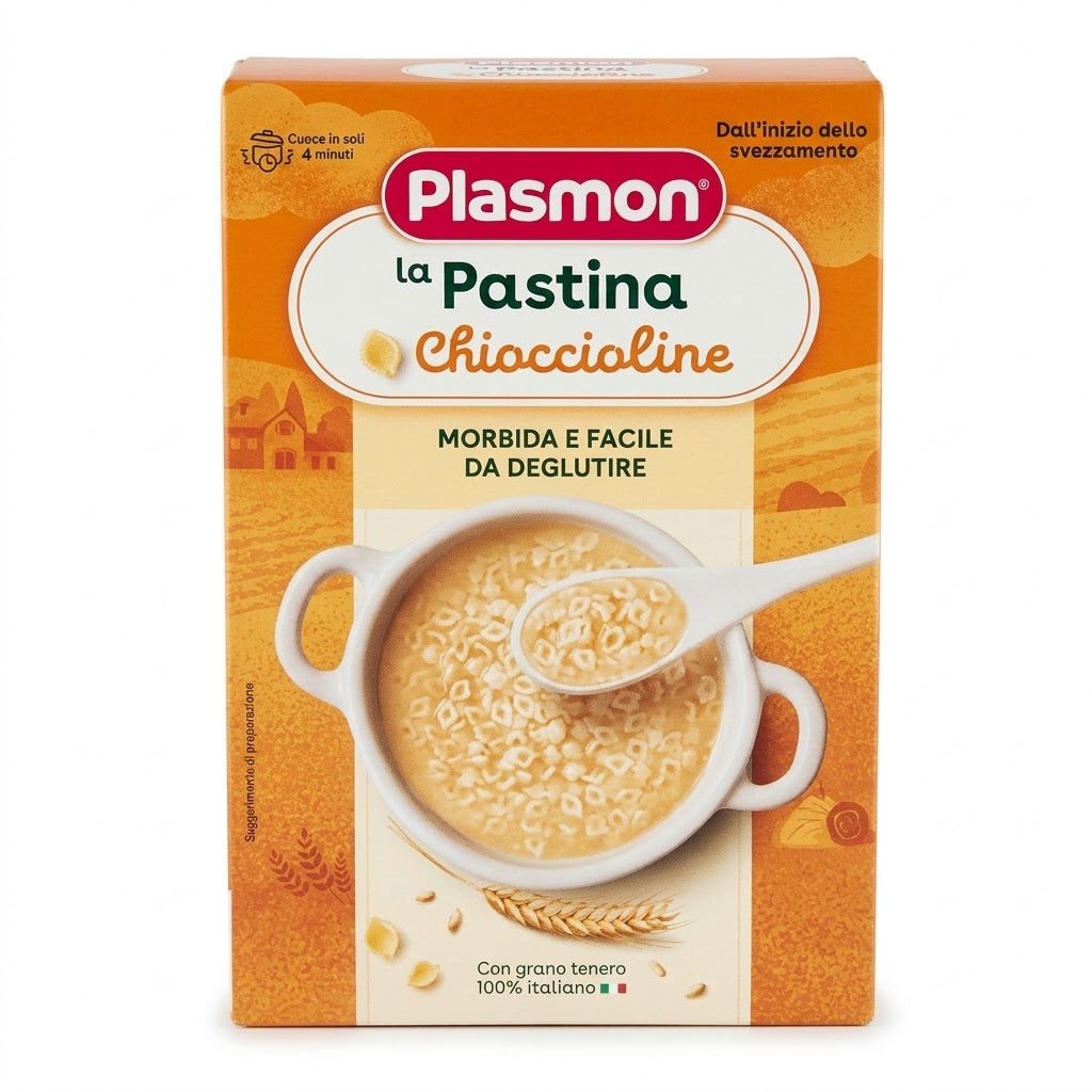 Plasmon Chioccioline Baby Pasta 100% Italian Soft Pastina