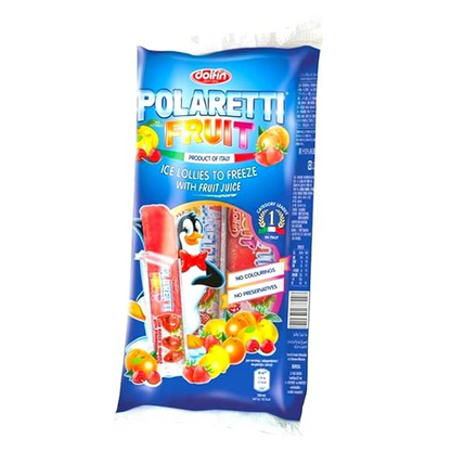 Polaretti Dolfin Fruit Ice Lollies Blue