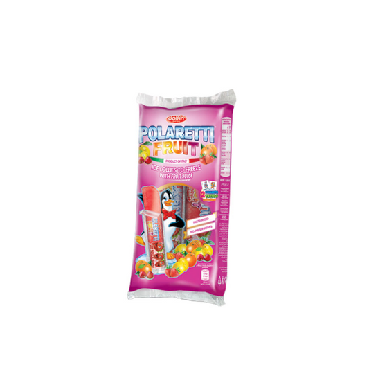 Polaretti Dolfin Fruit Ice Lollies Pink 