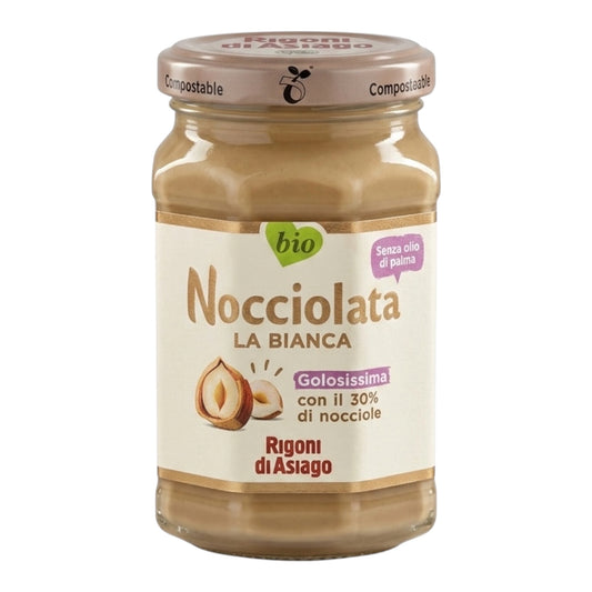 Rigoni Nocciolata Bianca Organic White Cream Spread 250g