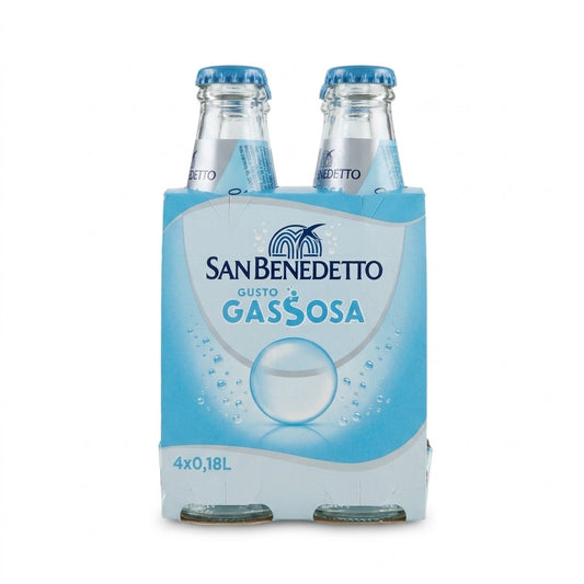 San Benedetto Gassosa 180ml x 4 – Italian Sparkling Lemon