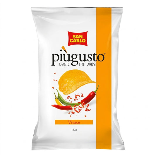 San Carlo Più Gusto Vivace Potato Chips 150g